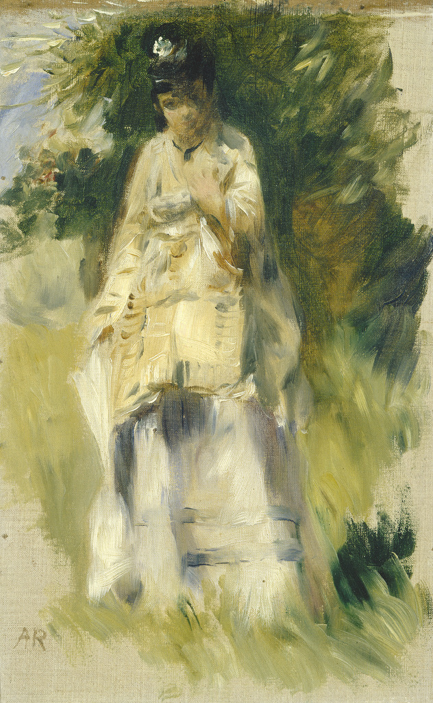 Woman Standing by a Tree 1866